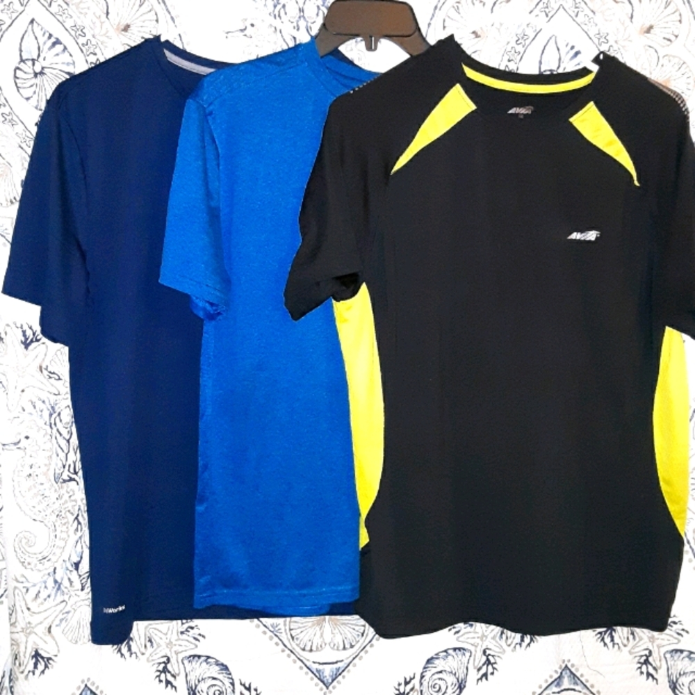 3 - Pack Active Wear Men's Tees